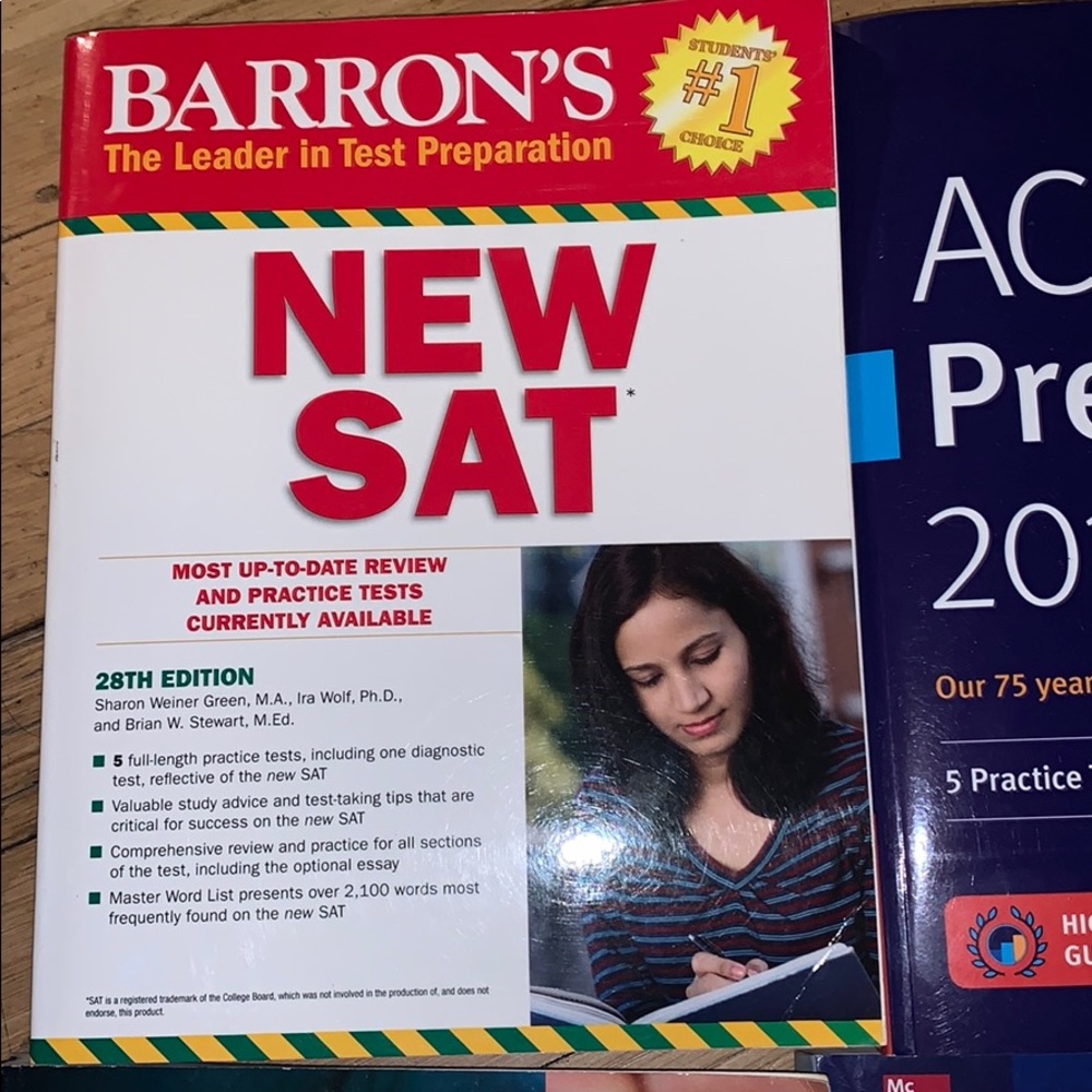 SAT Prep books